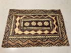 6 Vintage Fijian Mulberry Bark Tapa Cloth Placemats Handmade