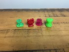 Gogo s Crazy Bones Figures  Lot Of 4  Vintage Collectable Toys  Glow-in-the-dark