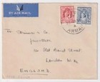 Amman Trans - Jordan 1936 Royal Air Force Airmail Cover