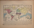 Original 1856 Ethnographic Map Of The World By Morse   Gaston  6x7 - 40
