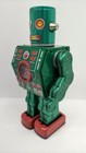Metal House Robot Series Energy Robot Green Vintage Tin Toy Showa Retro With Box