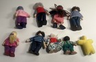Melissa   Doug Wooden Poseable Figures Lot Of 9