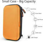 Orange Shockproof Hard Eva Carrying Case Travel Pouch For External Hard Drive  P