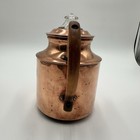 Antique Copper Percolator Coffee Proof Handle 9cup Glass Lid Rare H2