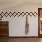 Accordion Wall Hanger  Modern Expandable Coat Rack Wall Mounted  Solid Wooden