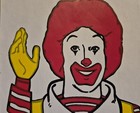 Vintage 1970s Mcdonalds Ronald Mcdonald Iron-on Transfer Decal New Nos Rare