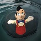 Vintage Walt Disney Productions Pinocchio Plush Hand Puppet Korea 11  1980s Toy