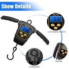 Fish Scale 110lbs 50kg Portable Hanging Fishing Weight Digital Yellow 