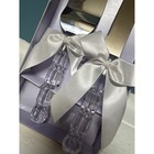 Elegant Crystal Handle Cake Knife Server Set Wedding Anniversary Celebration