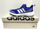 New Adidas Kids Fortarun 2 0 Cloudfoam Elastic Lace Shoes Size 6 Blue white
