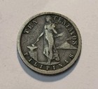 1919 S  Philippines 10 Centavos Silver  Coin