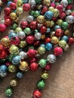 Wow 22 Ft 8  Large 3 4  Multicolor Japan Vtg Mercury Glass Christmas Garland  d