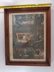 Victorian Lithograph Framed -  An Old Love Song