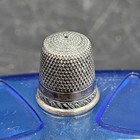 Antique Stern Brothers Slash Pattern Sterling Silver Size 8 Thimble