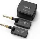 Lekato Ws-100 Wireless Guitar System 2 4ghz Transmitter Receiver W charging Case