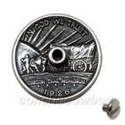 Western Tack Oregon Memorial Indian Reproduction Coin Concho 1-1 4  Screw Back