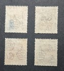 Very Rare 1925 Jordan Transjordan Overprints  4 Stamps Lot Mnh