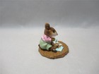Wee Forest Folk Puzzled Pink And Green - Retired In Wff Box