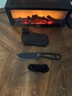 New Kabar Becker Bk14 Eskabar Neck Usa Made Fixed Knife   Sheath 