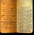 1906 Antique Eugene E Nice Paints Philadelphia Pa Calen Handwritten Journal Book