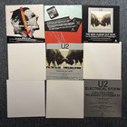 9 Unused Vintage U2 Record Store Promo 12 x12  Cards sheets flats - Unused