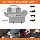 Luxury Large Seat Cover Rear Back Car Pet Dog Travel Waterproof Bench Protector