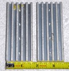 2 Large Heatsinks 4  X 1-5 8  X  5  Extruded Aluminum W  Four To-220 Hole Mounts