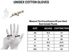 100  Cotton White Gloves Sizes - S M L   Xl Moisturising Eczema Butler Beauty