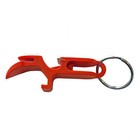 Shotgun Beer Tool Bottle Opening Keychain Orange