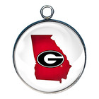 College Sec Conference Glass Cabochon Charms