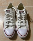 Converse Unisex Chuck Taylor All Star Ox White Low Top Sneakers woman 10  Men 8