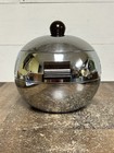 Vintage West Bend Chrome Penguin Hot   Cold Server Ice Bucket Bakelite Handles