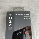 Nomad Rustic Leather Modern Strap For Apple Watch 44 42mm Brown