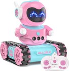 Led Rc Robot Toys For Girls With Programming  Music  Demo And Led Function  R   