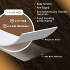 Melamine Edge Banding 3 4 Inch X 25ft White Edge Banding With Hot Melt Adhesive 