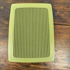 Rubbermaid Antique Vintage Stove Counter Mat Hot Pad Trivet Green Mcm