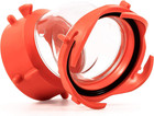 Rhinoflex Clear 45-degree Camper rv Sewer Hose Swivel Fitting - Features A Swive