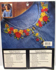 Bucilla Silk Ribbon Embroidery Spring Posy Wearable Transfer Kit 33556 Beginner