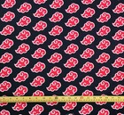 Naruto Akatsuki Clouds Anime Fabric  half-yard Or 1-yard 