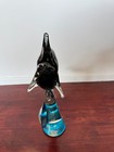 Vintage Murano Hand Blown Glass Dolphin Sculpture   20  X 13      30 Lbs