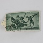 Lot Of 3 India Stamps Used Canceled 1950s Malaria Control 40th Labor Anniversary