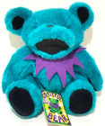 Grateful Dead Teal Blue Dancing Bear Plush Jointed Vintage 1990 Steven Smith