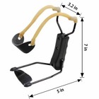 High Velocity Folding Wrist Slingshot Catapult Powerful Hunting Sling Shot 