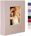 Small Photo Album 5x7 Linen Picture Book  Each Mini 26-page Album Holds 52 Ph   