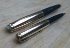 Vintage Parker 51 Gold Filled Fountain Pen   Pencil Set  - Fine 14k Nib