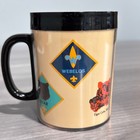 1986 Thermo-serv Bsa Cub Scouts Mug Bear Wolf Bobcat Webelos Tiger Cubs 12oz Vtg