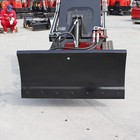 Snow Plowing Machine Dozer Blade Attachment Fits Mini Skid Steer Loader