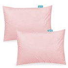 Organic Cotton Toddler Pillowcases Set Of 2 Envelope Travel Pillowcases 14 x19 
