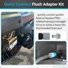 Quick Connect Flush Adapter Kit For Seadoo - Water Hose Flush Adapter For Sea 