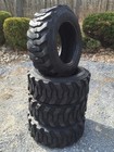 4 New 10-16 5 Skid Steer Tires With Rim Guard 10x16 5 12 Ply-for Bobcat   Others